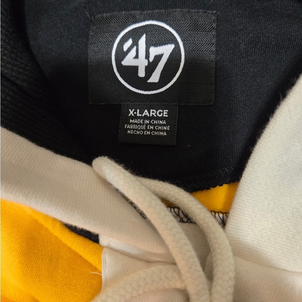 NFL Men's Black and Yellow Pittsburgh Steelers Hoodie - Picture 6 of 13